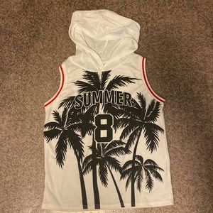 Shein shirt, size 11-12 white & black